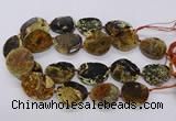 CNG3192 15.5 inches 22*30mm - 30*40mm freeform opal gemstone beads