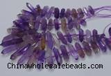 CNG3207 10*25mm - 12*45mm faceted nuggets ametrine beads