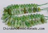 CNG3226 15.5 inches 10*20mm - 12*40mm faceted nuggets agate beads