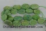 CNG3273 15.5 inches 22*30mm - 30*40mm freeform druzy agate beads