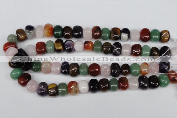 CNG34 15.5 inches 11*15mm nuggets mixed gemstone beads
