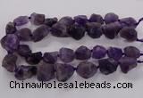 CNG3423 15.5 inches 15*20mm - 20*30mm nuggets amethyst beads