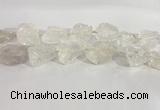 CNG3558 15.5 inches 18*20mm - 25*30mm nuggets rough white crystal beads