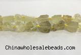 CNG3562 15.5 inches 18*20mm - 25*30mm nuggets rough lemon quartz beads