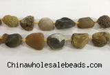 CNG3569 15.5 inches 18*20mm - 25*30mm nuggets rough agate beads