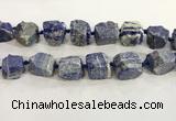 CNG3570 15.5 inches 18*20mm - 25*30mm nuggets rough lapis lazuli beads