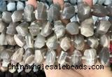 CNG3605 15.5 inches 13*20mm - 15*24mm faceted nuggets moonstone beads