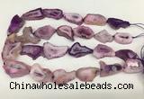 CNG3637 15.5 inches 22*30mm - 30*40mm freeform druzy agate beads