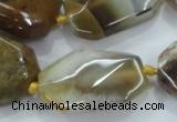 CNG468 15.5 inches 15*20mm - 20*32mm nuggets agate beads