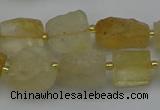 CNG5073 15.5 inches 8*10mm - 15*20mm nuggets citrine beads