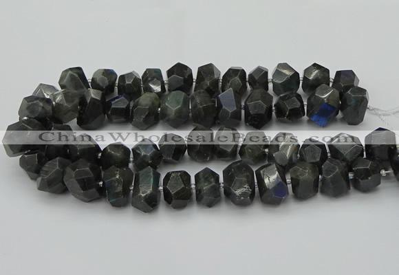 CNG5075 15.5 inches 13*18mm - 15*20mm faceted nuggets labradorite beads