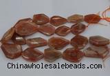 CNG5083 15.5 inches 20*30mm - 25*45mm freeform sunstone beads