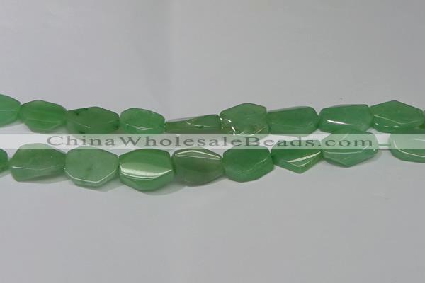 CNG5107 15.5 inches 14*20mm - 18*25mm freeform green aventurine beads