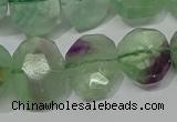 CNG5139 15.5 inches 15*18mm - 15*20mm faceted freeform fluorite beads