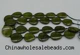 CNG5167 15.5 inches 16*22mm - 30*35mm freeform green gemstone beads