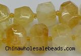 CNG5219 15.5 inches 12*16mm - 15*20mm faceted nuggets citrine beads