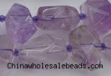 CNG5234 15.5 inches 13*18mm - 18*25mm faceted nuggets amethyst beads