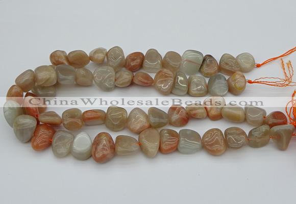 CNG5251 15.5 inches 13*18mm - 15*20mm nuggets moonstone beads