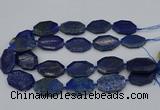 CNG5258 15.5 inches 20*30mm - 25*35mm faceted freeform lapis lzuli beads