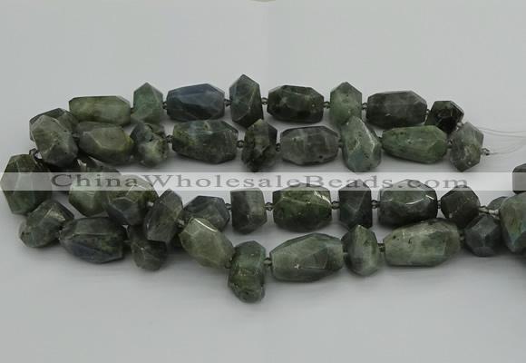 CNG5280 15.5 inches 12*16mm - 18*25mm faceted nuggets labradorite beads