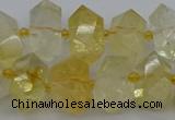 CNG5327 15.5 inches 12*16mm - 15*20mm faceted nuggets citrine beads