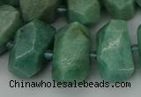 CNG5338 15.5 inches 12*16mm - 15*20mm faceted nuggets amazonite beads