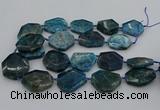 CNG5355 15.5 inches 20*30mm - 35*45mm faceted freeform apatite beads