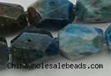 CNG5388 15.5 inches 12*16mm - 15*25mm faceted nuggets apatite beads