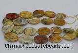 CNG5423 20*30mm - 35*45mm faceted freeform crazy lace agate beads