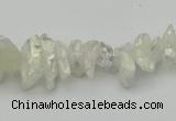 CNG5460 15.5 inches 6*10mm - 8*20mm nuggets plated quartz beads