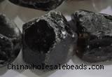 CNG565 15.5 inches 16*20mm faceted nuggets smoky quartz beads