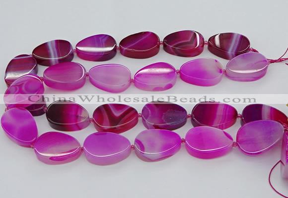 CNG5663 15.5 inches 22*30mm freeform agate gemstone beads
