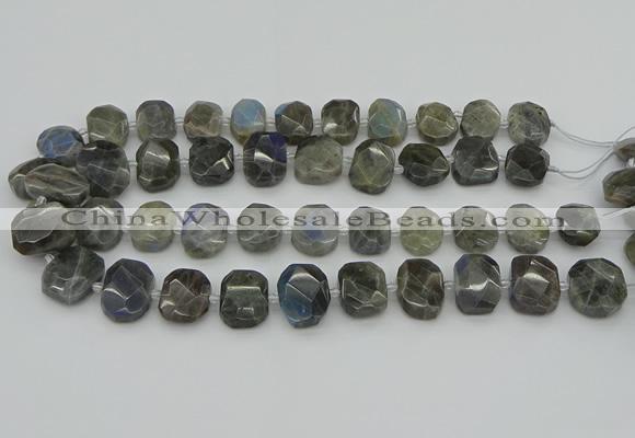 CNG5722 15.5 inches 12*16mm - 15*20mm faceted freeform labradorite beads