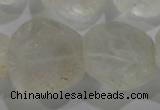 CNG573 15.5 inches 16*18mm nuggets white crystal beads