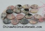 CNG5748 15.5 inches 25*35mm - 30*40mm freeform pink opal beads