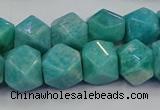 CNG5841 15.5 inches 10*12mm - 12*14mm faceted nuggets amazonite beads