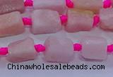 CNG5913 15.5 inches 4*6mm - 6*10mm nuggets rough pink opal beads