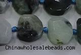 CNG5936 10*12mm - 10*14mm faceted freeform jade beads
