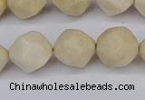 CNG6196 15.5 inches 10mm faceted nuggets jasper beads