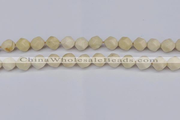 CNG6196 15.5 inches 10mm faceted nuggets jasper beads