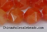 CNG6291 15.5 inches 14mm faceted nuggets candy jade beads