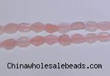 CNG6325 15.5 inches 14*18mm - 16*22mm freeform rose quartz beads