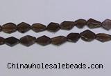 CNG6332 15.5 inches 14*18mm - 16*22mm freeform smoky quartz beads