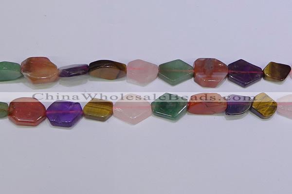 CNG6350 15.5 inches 14*18mm - 16*22mm freeform mixed gemstone beads