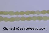 CNG6356 15.5 inches 14*18mm - 16*22mm freeform matte lemon quartz beads