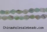 CNG6361 15.5 inches 14*18mm - 16*22mm freeform matte fluorite beads