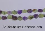 CNG6365 15.5 inches 14*18mm - 16*22mm freeform matte mixed quartz beads