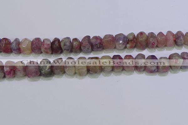 CNG6381 15.5 inches 6*14mm - 8*14mm nuggets tourmaline beads
