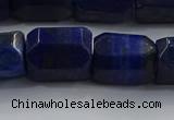 CNG6431 15.5 inches 15*20mm faceted nuggets lapis lazuli beads