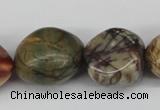 CNG66 15.5 inches 14*16mm - 25*35mm nuggets picasso jasper beads